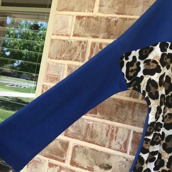 GameDay Couture Leopard Print Dallas Mavericks Basketball Shirt - Picture 6 of 9